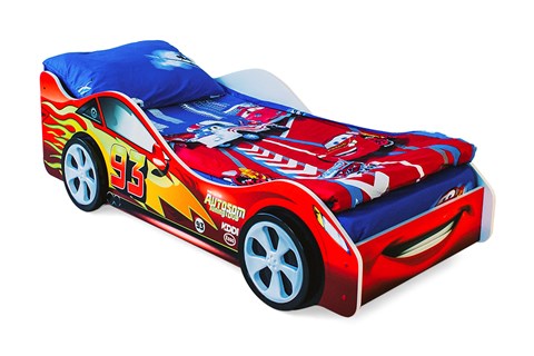 Кровать-машина детская Тачка красная в Екатеринбурге - изображение
