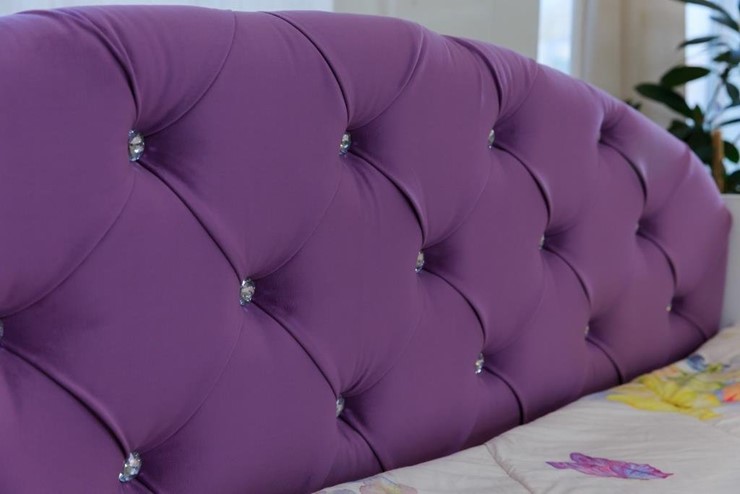 Детская кровать с ящиками Эльза с бортиком, Фиолетовый (латы) в Екатеринбурге - изображение 5
