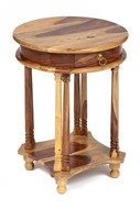 Кофейный столик Бомбей - 1149  палисандр, 45*45*60, натуральный (natural) арт.10049 в Екатеринбурге