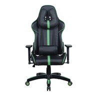 Компьютерное кресло Brabix GT Carbon GM-120 (две подушки, экокожа, черное/зеленое) 531929 в Екатеринбурге - предосмотр
