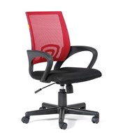 Офисное кресло CHAIRMAN 696 black Сетчатый акрил DW69 красный в Екатеринбурге