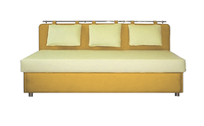 Кухонный диван Модерн большой со спальным местом в Екатеринбурге - предосмотр