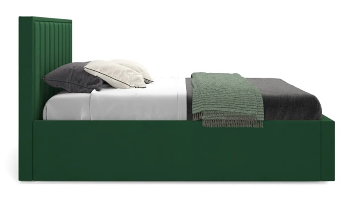 Кровать с механизмом 2-спальная Вена 1400, Велюр Мора зеленый в Екатеринбурге - изображение 2