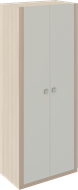 Двухдверный шкаф Глэдис М22 (Шимо светлый/Белый текстурный) в Екатеринбурге - предосмотр