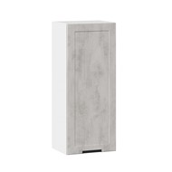 Навесной кухонный шкаф 400 высокий Джамис ЛД 296.420.000.025, Белый/Белый камень в Екатеринбурге